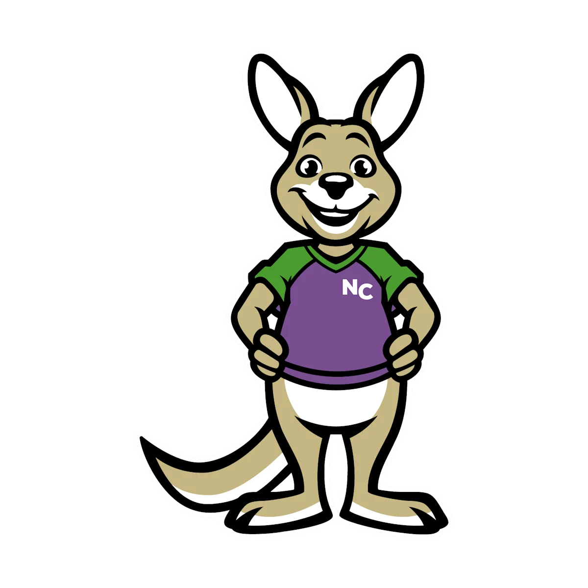 Newton Collins Elementary kangaroo mascot